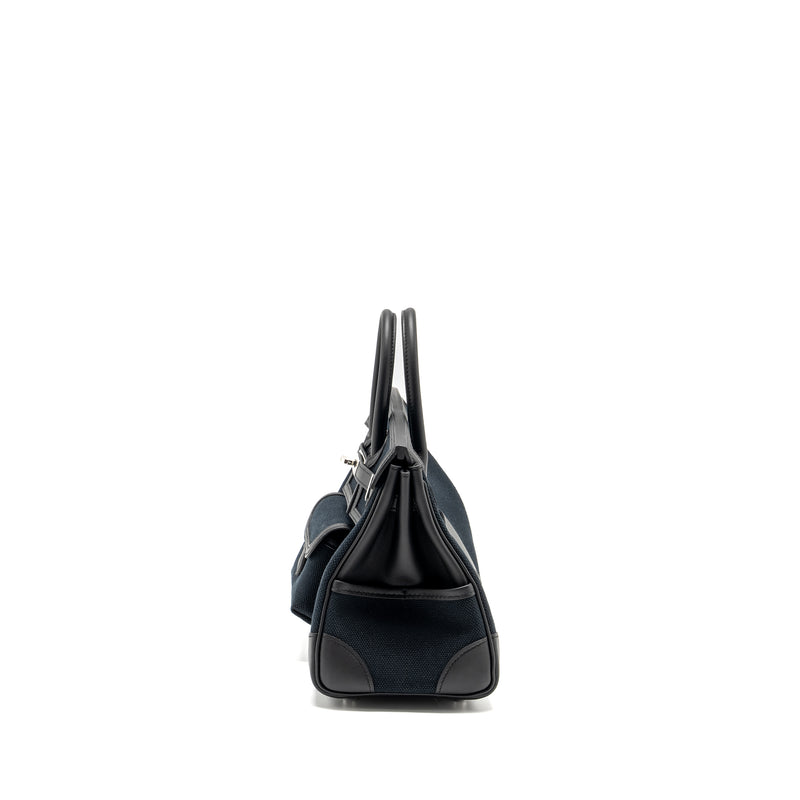 Hermes Birkin 25 Cargo Toile Geoland/Swift Black SHW Stamp B