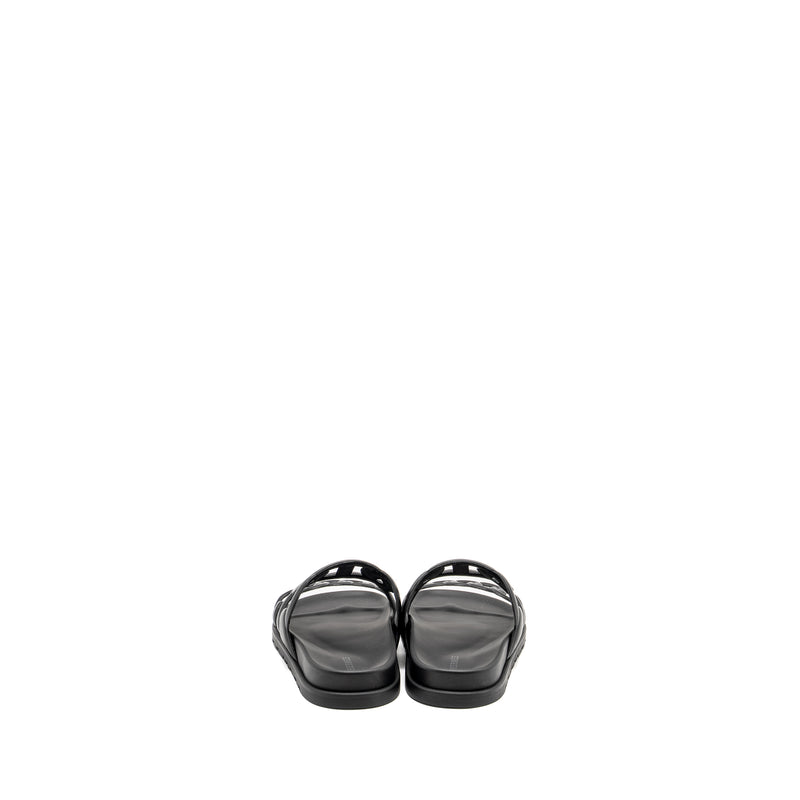 Hermes Size 37 Extra Sandals Black