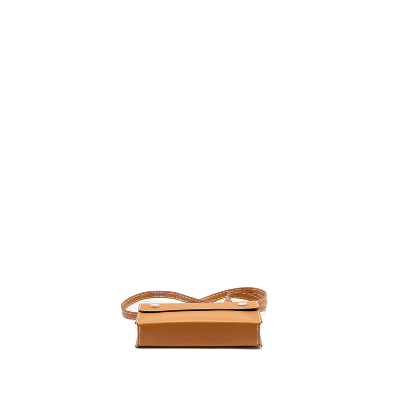Hermes Hermesnap Epsom Gold SHW Stamp W