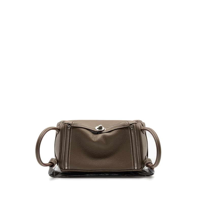 Hermes Lindy 26 Clemence Etoupe SHW Stamp U
