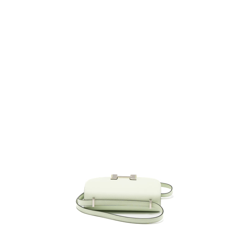Hermes Mini Constance Epsom Vert Fizz SHW Stamp U (New Version)