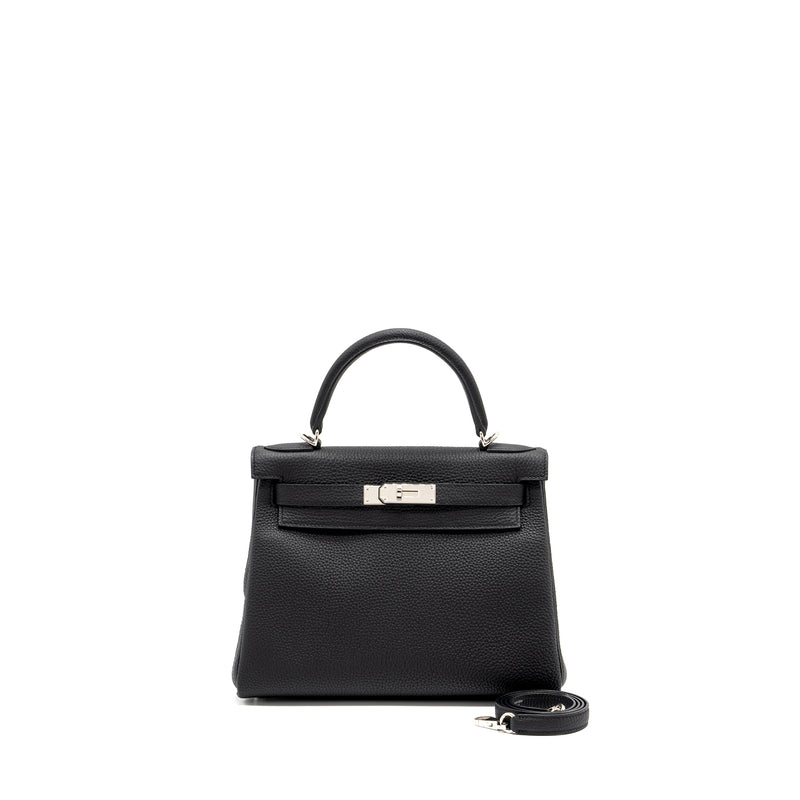 Hermes Kelly 28 Togo black SHW stamp U