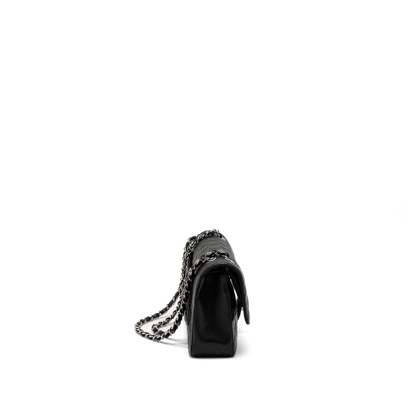 Chanel Medium Classic Double Flap Bag Caviar Black SHW