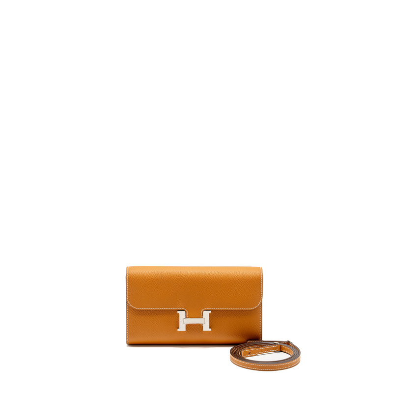 Hermes Constance To Go Epsom Toffee SHW Stamp B