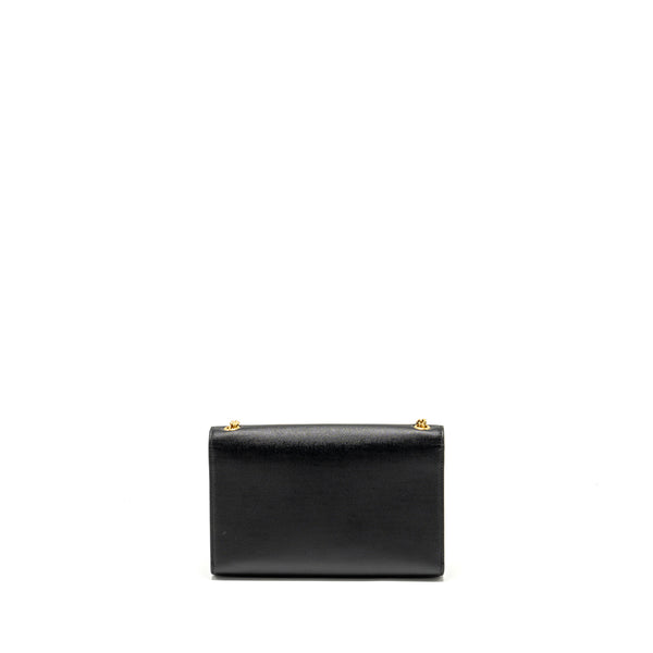 SAINT LAURENT/YSL Medium Kate Bag Grained Calfskin Black GHW