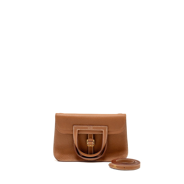 Hermes Halzan 25 clemence gold GHW stamp B