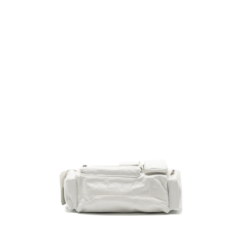 Balenciaga Superbusy XS Sling Bag Calfskin Optic White SHW