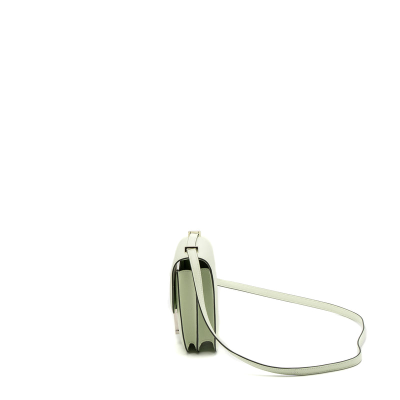 Hermes Mini Constance Epsom Vert Fizz SHW Stamp U (New Version)