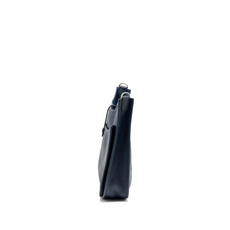 Hermes Evelyne 29 clemence blue nuit SHW stamp C