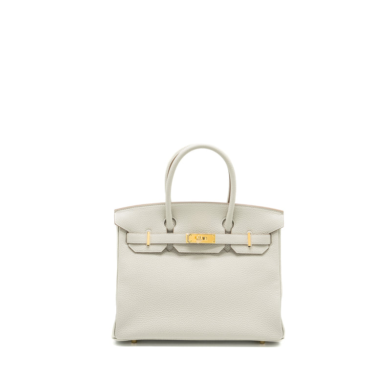 Hermes Birkin 30 Togo Gris Perle GHW Stamp U