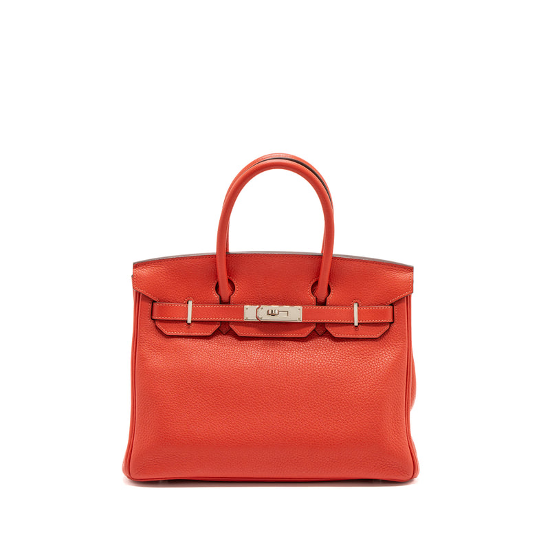 Hermes birkin 30 togo rose Jaipur SHW stamp T