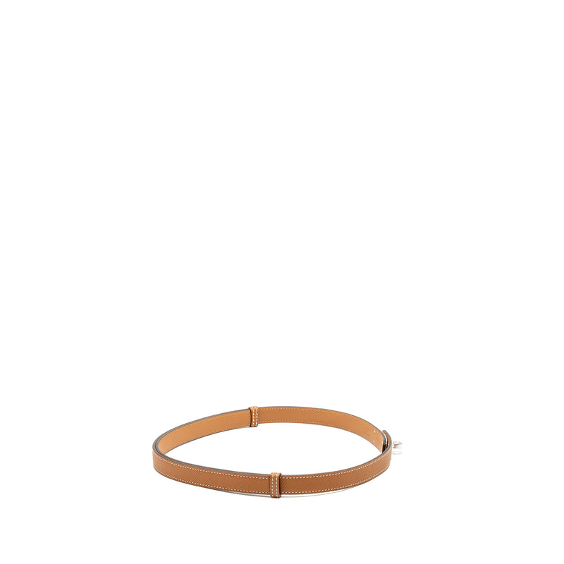 Hermes Kelly 18 Belt Epsom Gold SHW Stamp W