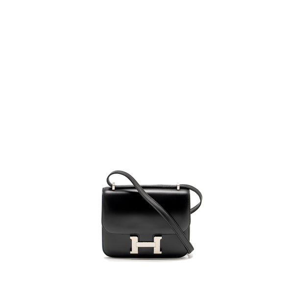 Hermes Mini Constance Box Black SHW Stamp Y