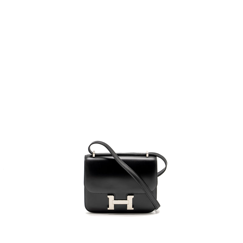 Hermes Mini Constance Box Black SHW Stamp Y