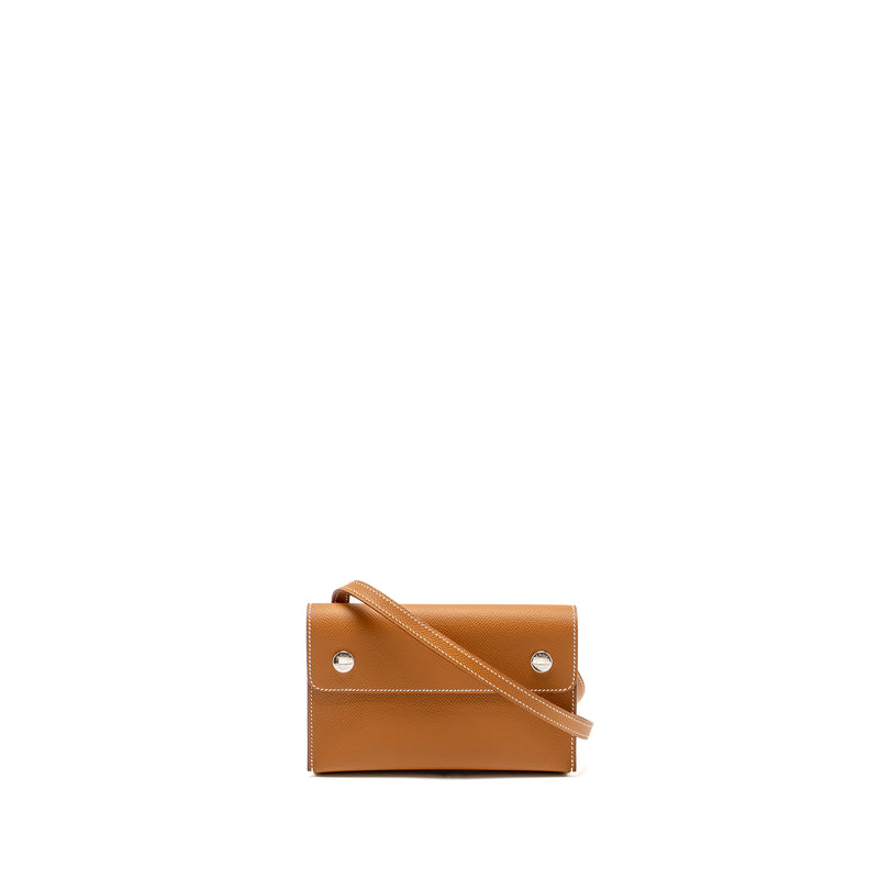 Hermes Hermesnap Epsom Gold SHW Stamp W