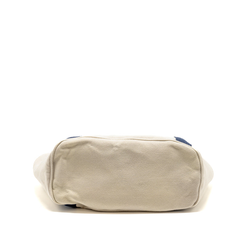 Hermes Sac A Langer Cabriole Nappy Bag Cotton Gris Pearl SHW