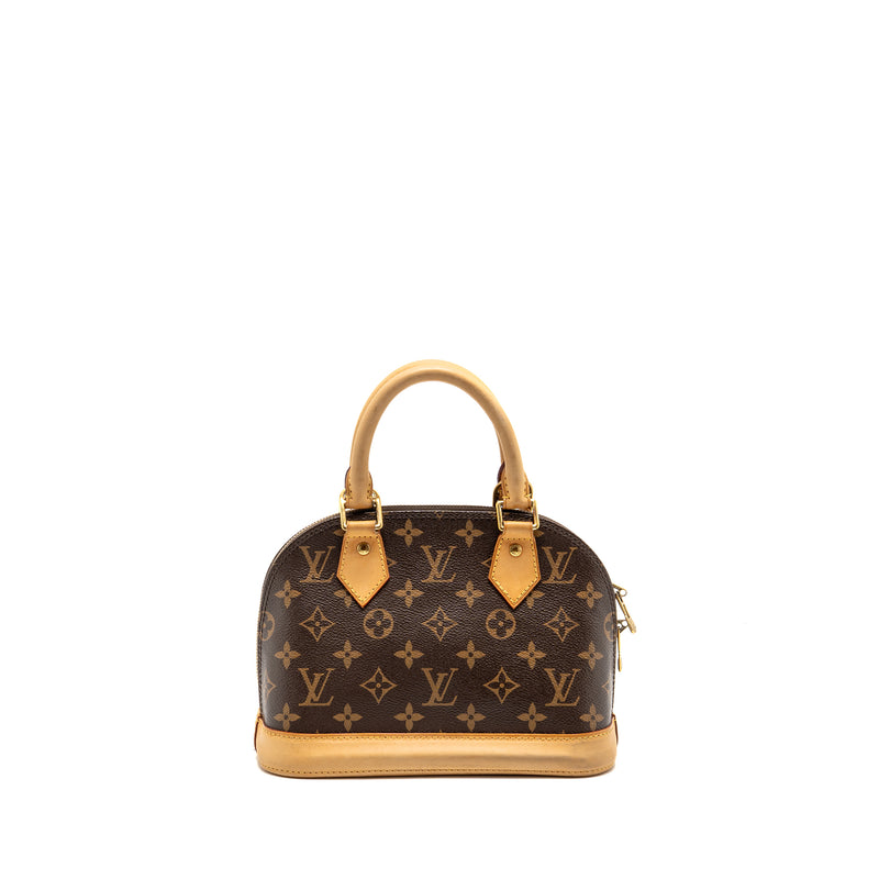 Louis Vuitton Alma BB monogram canvas GHW