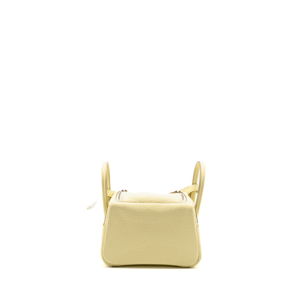 Hermes Mini Lindy II Clemence Jaune Milton SHW STAMP W