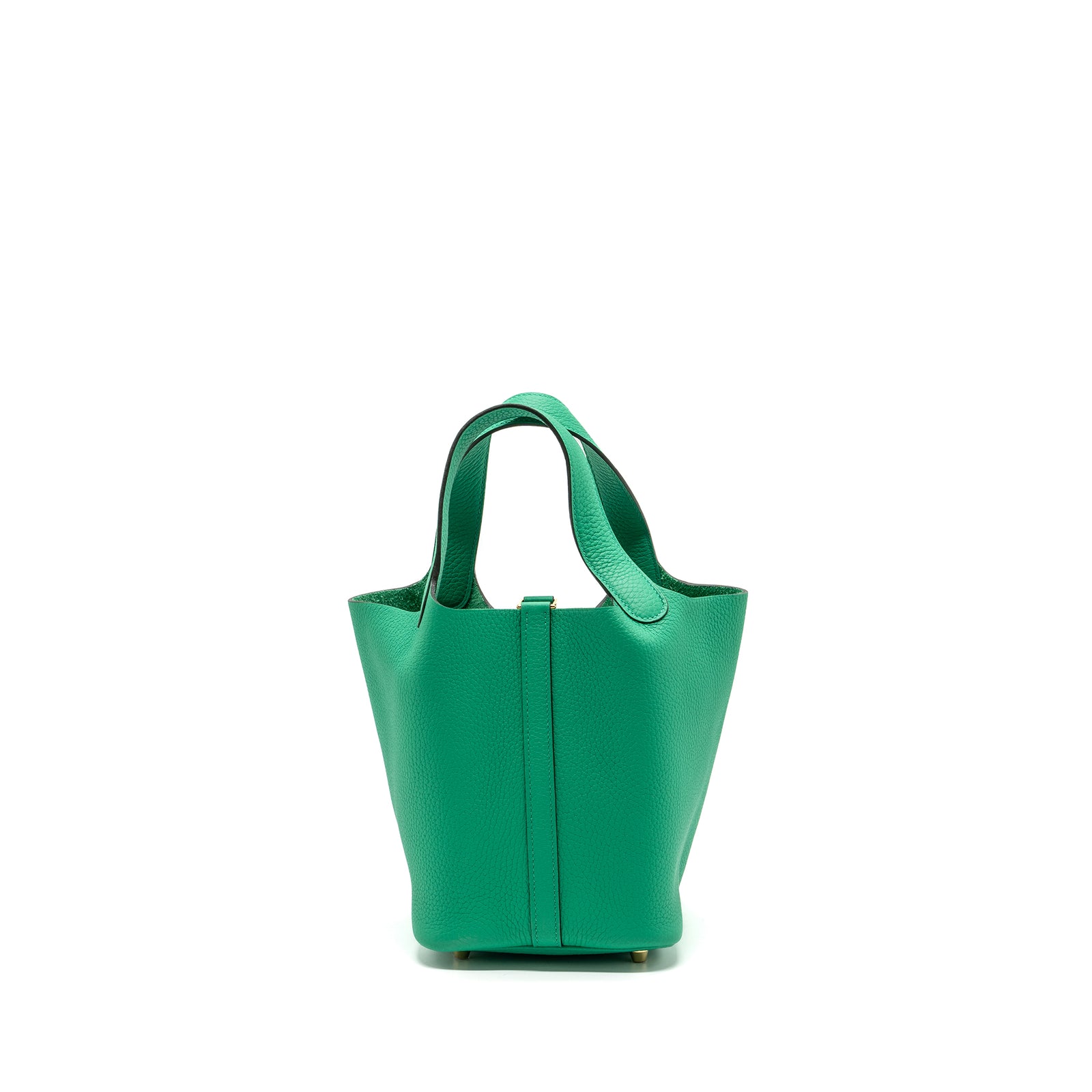 Hermes picotin 18 lock bag clemence menthe GHW stamp Z