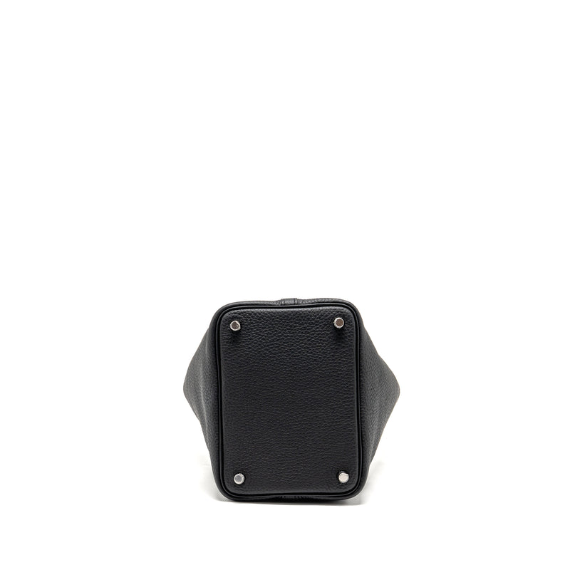 Hermes Picotin 18 Lock bag Clemence black SHW stamp Y