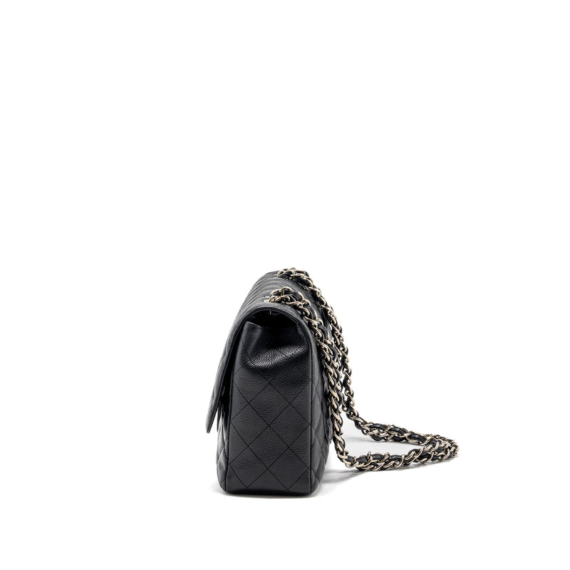 Chanel Classic Jumbo Single Flap Bag Caviar Black SHW