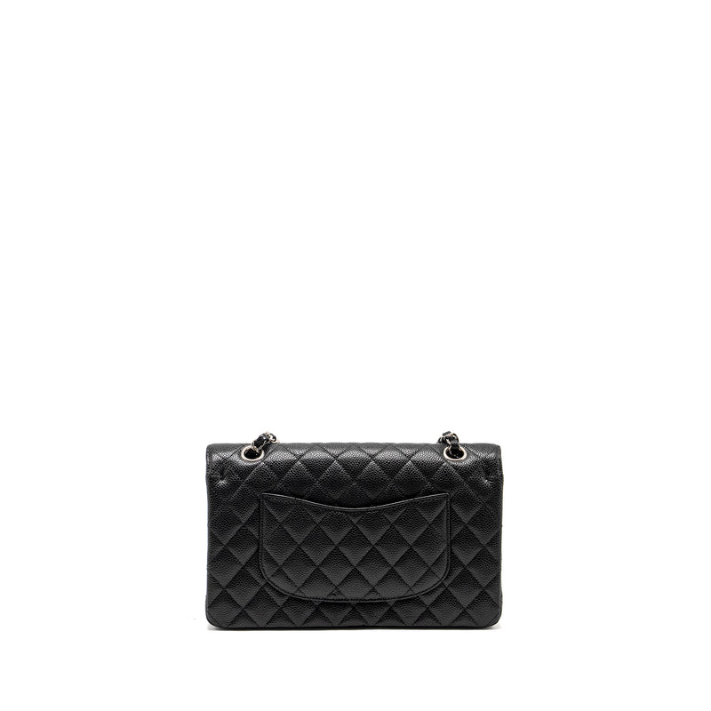 Chanel Medium Classic Double FLAP Bag Caviar Black SHW