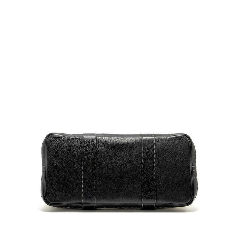 Hermes Vintage Garden Party 36 Canvas/Negonda Black/Ecru SHW
