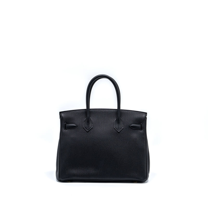 Hermes Birkin 30 Togo Black GHW Stamp D