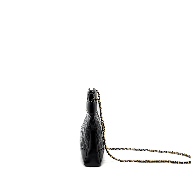 Chanel 24C mini 31 bag shiny calfskin black LGHW (microchip)