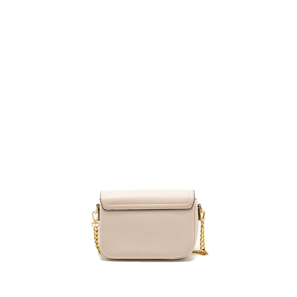 Louis Vuitton Lockme Tender grained calfskin beige multicolour GHW