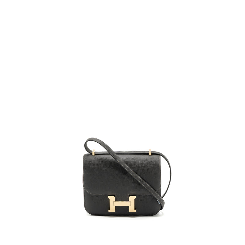 Hermes mini constance epsom graphite LGHW stamp B (New Version)