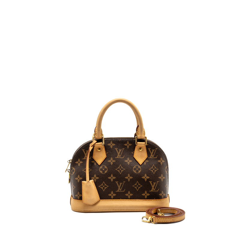 Louis Vuitton Alma BB monogram canvas GHW