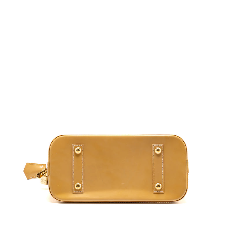 Louis Vuitton Alma PM Monogram Vernis Leather Rose Florentin GHW