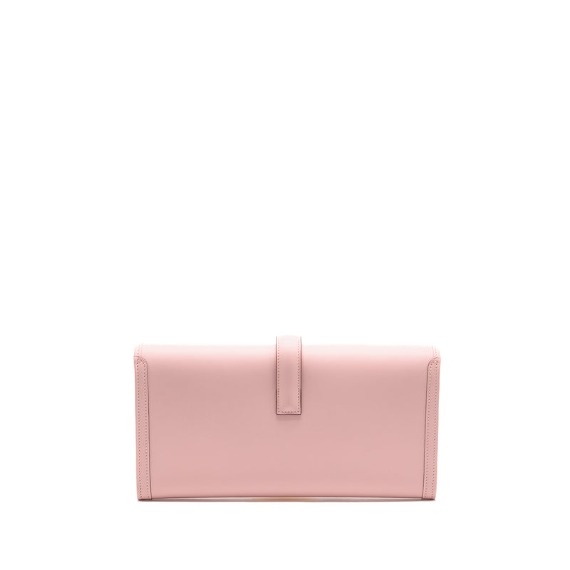 Hermes Jige Elan Clutch 29 Swift 3Q Rose Sakura Stamp K