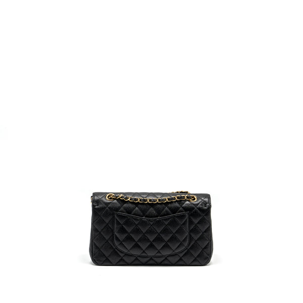 Chanel Medium Classic double flap bag caviar black GHW