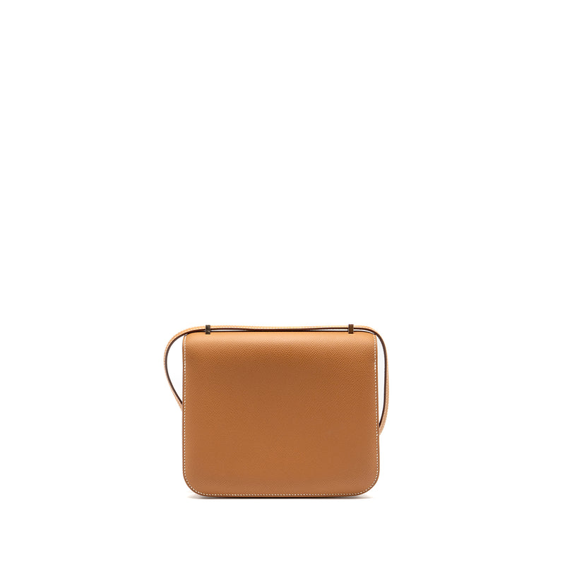 Hermes Mini Constance epsom Gold SHW stamp Z