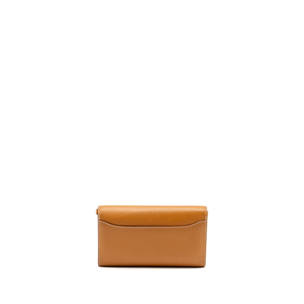 Hermes Constance To Go Epsom Gold GHW Stamp Z