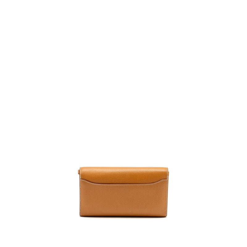Hermes Constance To Go Epsom Gold GHW Stamp Z