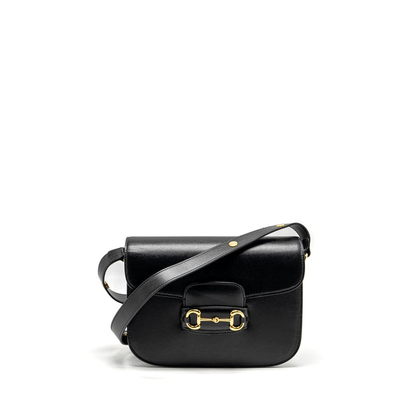 Gucci Horsebit 1955 shoulder bag calfskin black GHW