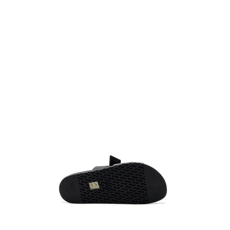 Hermes size 42 chypre sandals calfskin black