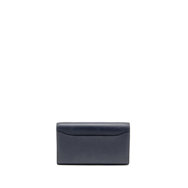 Hermes Constance to Go Evercolor Blue Nuit GHW Stamp Z