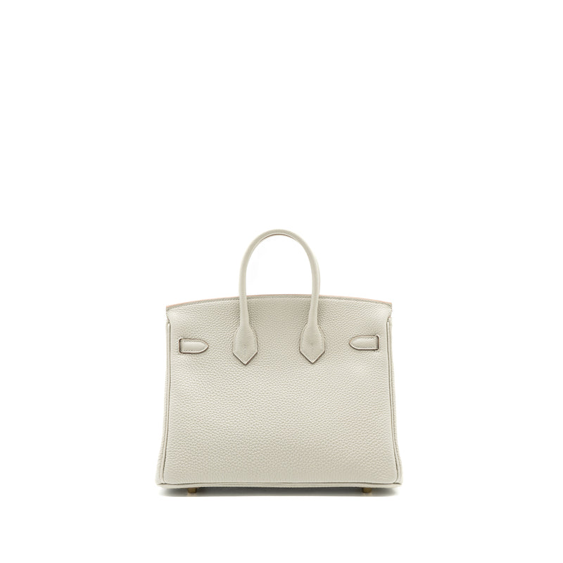 Hermes Birkin 25 Togo Gris Perle GHW Stamp U