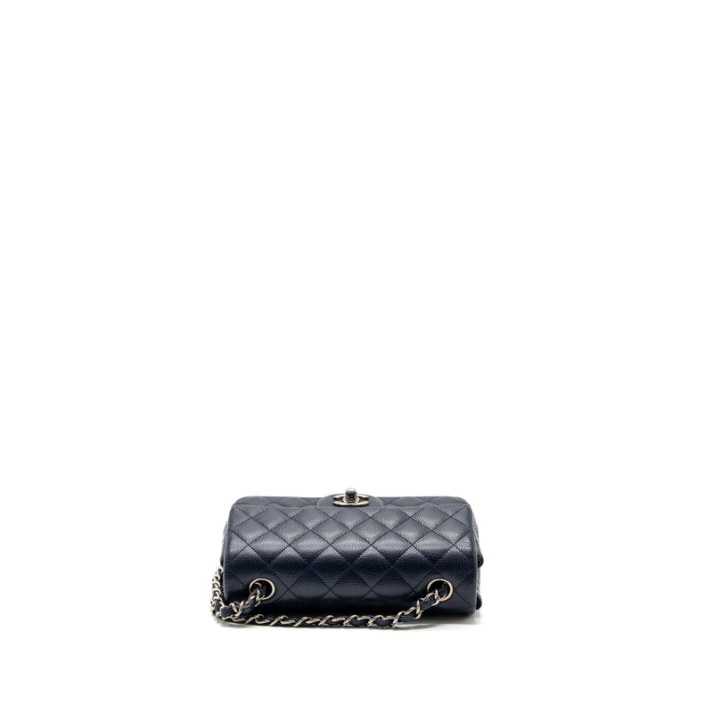 Chanel Classic Mini Rectangular Flap Bag Caviar Navy SHW