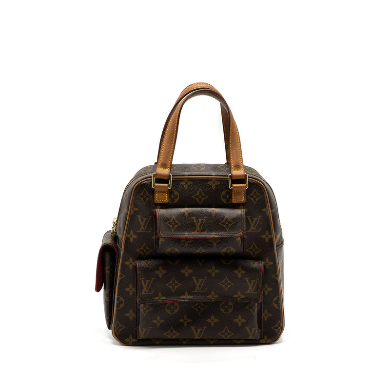 Louis Vuitton vintage top handle bag monogram canvas GHW