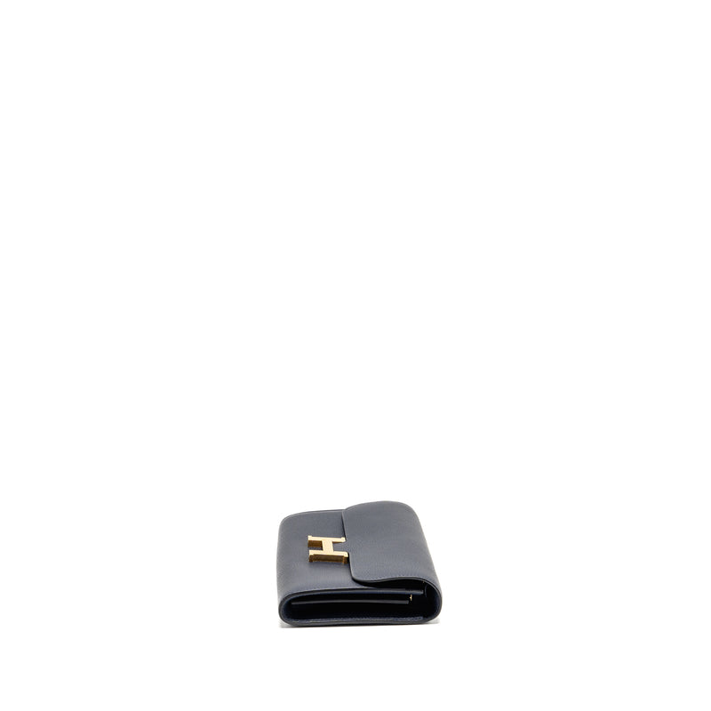 Hermes Constance to Go Evercolor Blue Nuit GHW Stamp Z