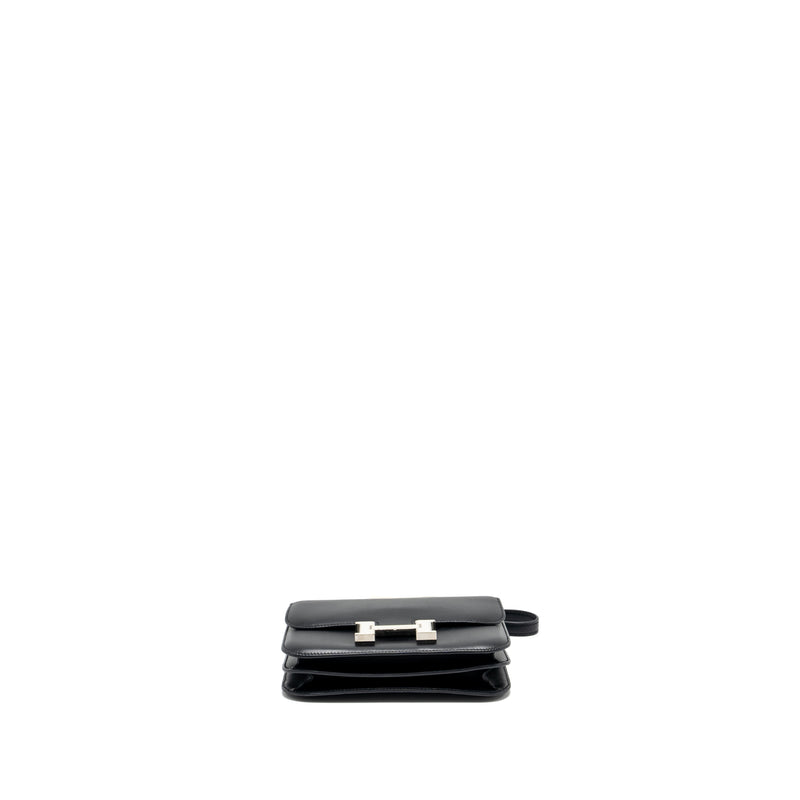 Hermes mini constance Allegro black / white SHW stamp Y