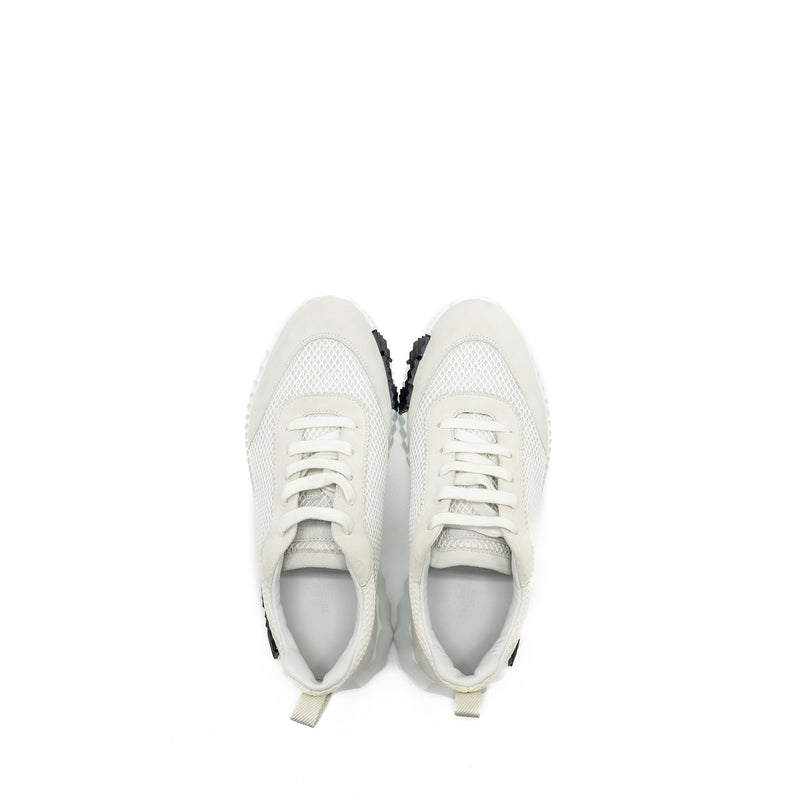 Hermes Size 39.5 Homme Bouncing Sneaker White/Black