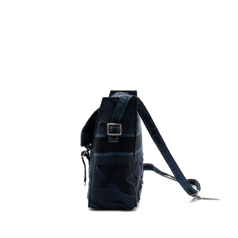 Dior Diorcamp Messenger Bag Canvas Dark Blue SHW