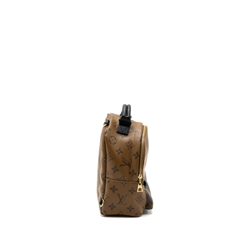 Louis Vuitton Mini Palm Spring Backpack Reverse Monogram Canvas GHW