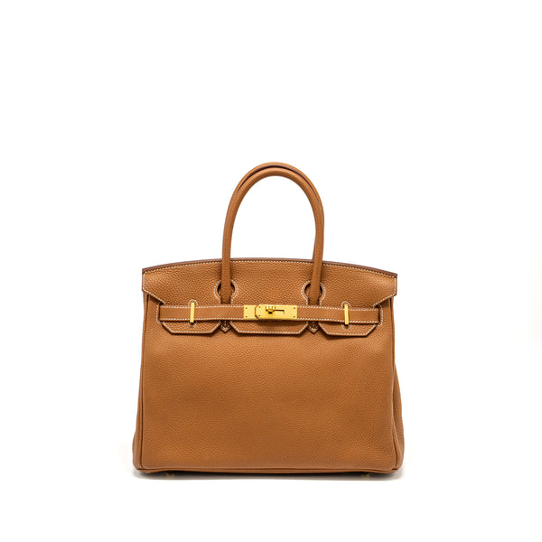 Hermes Birkin 30 Togo Gold GHW Stamp U